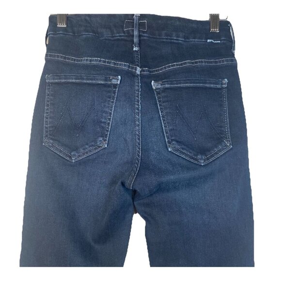 Mother Jeans Womens 26 Blue Denim High Waisted Rise The Looker Coffee Tea Or Me - Picture 3 of 9